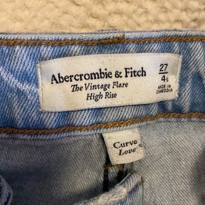 Abercrombie Vintage High Rise Flare 27S SIZE 4 SHORT LENGTH